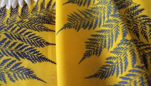 Швейная ткань
 Лен Папоротник цвет Желтый